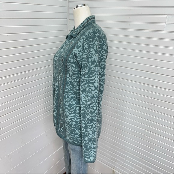 Pendleton Collared Zip Front Cardigan - Picture 5 of 8